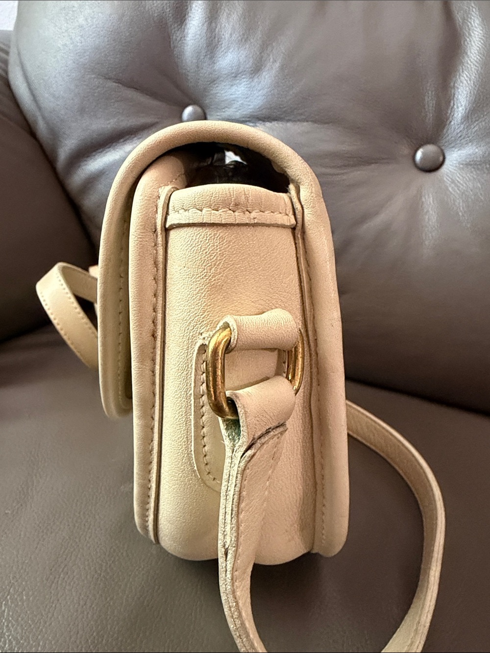 Vintage Coach Watson Bag 9981 Bone Cream - Picture 9 of 15